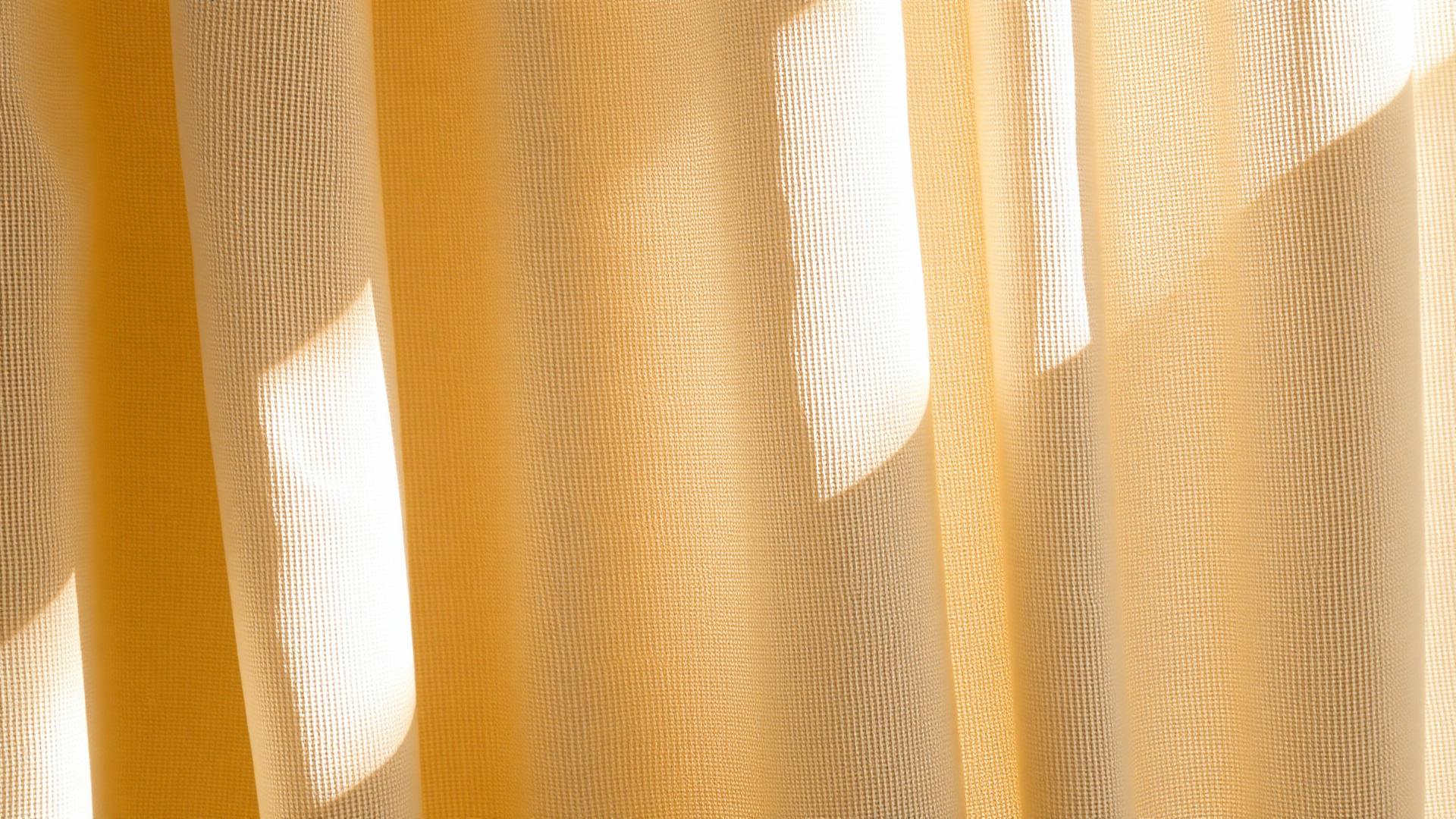 Close up of natural linen fabric